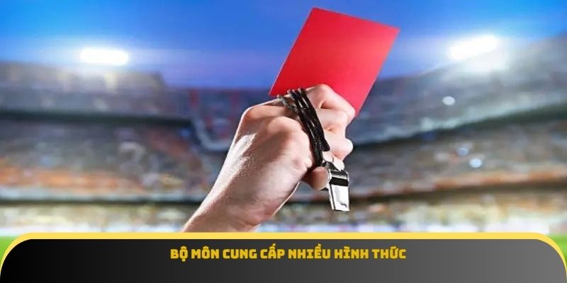 Bộ môn cung cấp nhiều hình thức