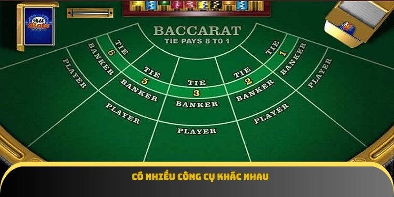 Có nhiều công cụ khác nhau