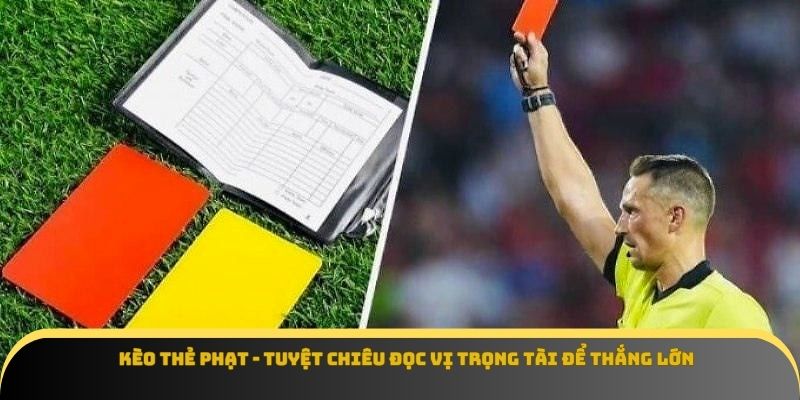 Kèo Thẻ Phạt - Tuyệt Chiêu Đọc Vị Trọng Tài Để Thắng Lớn